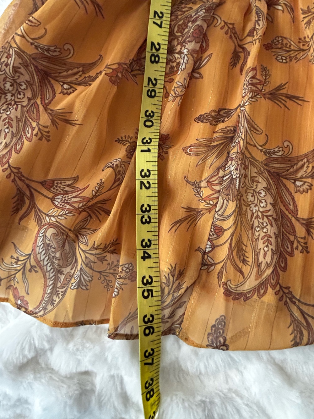 Rachel Parcell chiffon ruffle dress Medium Anthropologie Nordstrom Romantic - Picture 8 of 10